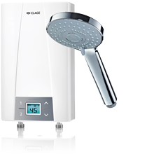 E-compact instant water heater with tap CEX 9 Plus